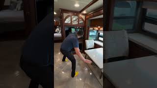 Big Bus RV Tour. Look how beautiful and spacious it is on the inside. #viralshort #rvlife #camping