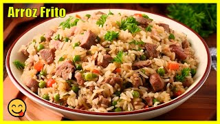 ✅ Como Hacer Arroz Frito con Carne, Huevo y Verduras 😋👌