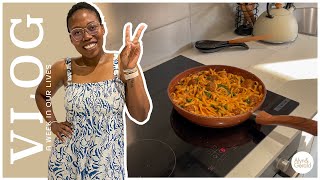 Vlog 19: Alyn worked from home, we cooked spaghetti & meatballs and had a girl maintenance session