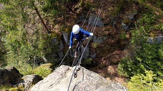 Genialer Klettersteig im Erzgebirge - Der Walter Keiderling Klettersteig