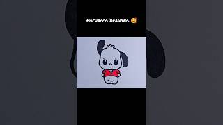 Pochacco Drawing 😍// Cute Puppy Drawing 🥰 #drawing #trending #shorts