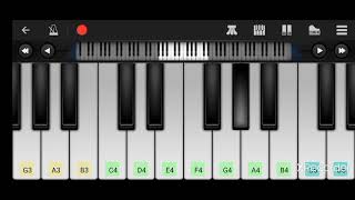 Hero gayab mode on bgm on mobile piano