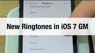 New Ringtones and Wallpapers in iOS 7