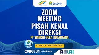 zoom meeting Pisah Kenal Direksi