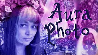 Having my aura photographed at the psychic fair!