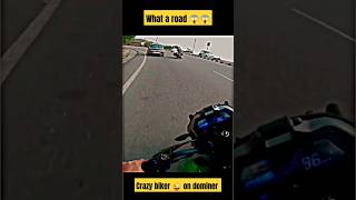 what a road and crazy biker 😜😜#status #shorts #bikelover #motovlog#riding #ride #ktm #insta