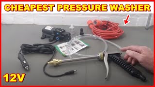 CHEAPEST PRESSURE WASHER EVER JET WASH GUN Car Cleaner drive patio portable 12v moto cross camping