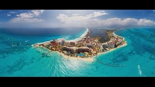 Cancun México pontos turísticos imagens aéreas