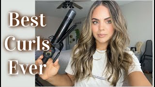 BEST HAIR CURLING TECHNIQUE AND TUTORIAL | HOW TO GET FAST AND EASY SALON CURLS | BEGINNER FRIENDLY