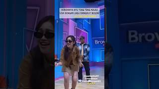 Heboh banget ayu Ting Ting kalau sudah denger lagu dangdut #dangdut #stitch #ayutingting