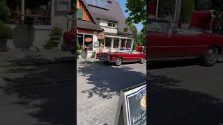 1976 Cadillac and color matching Aperol Spritz