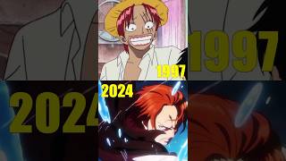 Shanks Evolution in One Piece #anime #onepiece