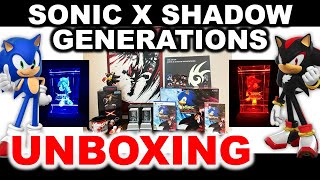 【Japan Exclusive】Unboxing Sonic X Shadow Generations Collector's Edition DX Pack Double Crystal Set