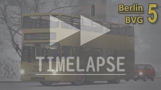 OMSI | Berlin | BVG 5 | MAN SD200 (SD84) | SNOW | Timelapse