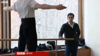 BBC News   UK teenagers dancing for the Bolshoi Ballet Academy