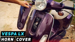 Снятие / установка крышки звукового сигнала Vespa LX | Скутер Митча