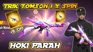 TRIK 1X SPIN DI FADED WHREL TOMSON TERBARU HOKI PARAH 9DM - Free fire