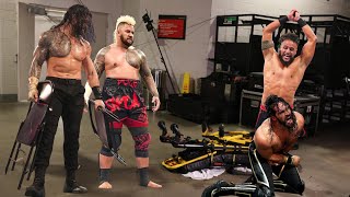 WWE May 31 2024 _ OMG !! Roman Reigns & The Bloodline Brutally Destroy Seth Rollins Backstage