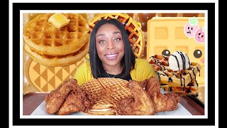 Chicken & Waffles Mukbang!