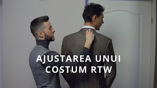 Ajustarea unui costum gata făcut