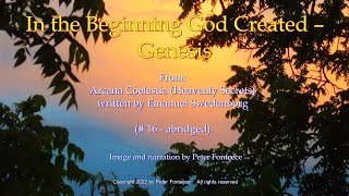 In the Beginning God Created – Genesis