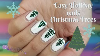 Easy Holiday Nails | Christmas Tree #3