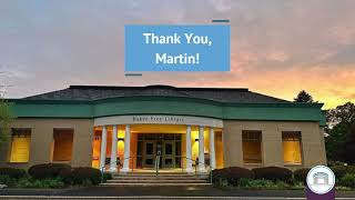 Thank You, Martin!