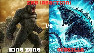 THEY JUST DON'T MISS!!!!! GODZILLA vs KING KONG |@ERB |#rapbattle | |Reaction|