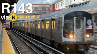 R143 on the N Line at Avenue U (Yard Transfer)