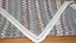 C2C Granny Baby Blanket - crochet inspiration 😍