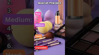 Can you guess these makeup items in 3 seconds? #makeup #quiz #trivia #viralquiz