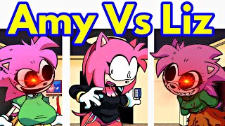 Friday Night Funkin' VS New Liz Fangirl Sonic / Sonic (FNF Mod/Hard/Gameplay + Cutscene)