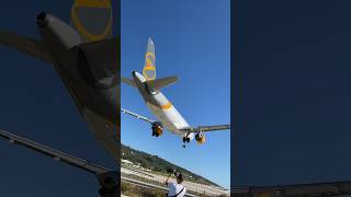 Condor A320 low landing in Skiathos🛬