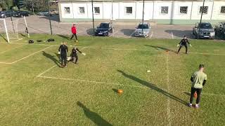 Goalkeeper training 1v1