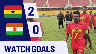 Watch extended highlights of Ghana's Black Starlets 2-0 over Niger in Pre-WAFU Zone-B tournament