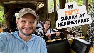 Very light crowds at Hersheypark this weekend!