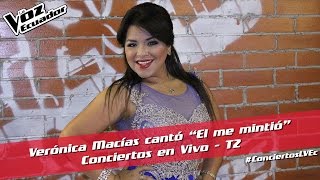 Verónica Macías cantó “El me mintió”  - Conciertos en Vivo - T2 - La Voz Ecuador