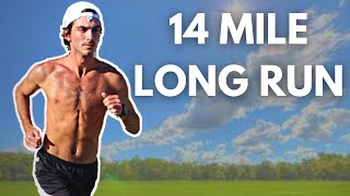 14 MILE LONG RUN | TRAINING FOR AN ULTRAMARATHON