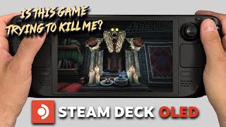 Is This Game Trying to Kill Me? | Steam Deck Oled Gameplay | Steam OS | Horror Escape Room