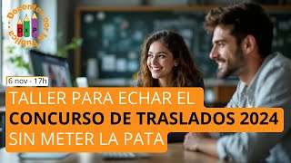 Concurso de Traslados Andalucía 2024 2025 para Maestros, Secundaria, PESSFP, EOI y ERE DxP