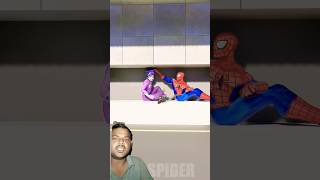 GTA V : Barry Prison Challenge With Spiderman #gta #spiderman#shorts#hulk