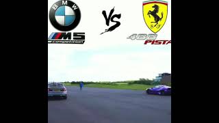 BMW M5 competition vs Ferrari 488 PISTA🔥🔥