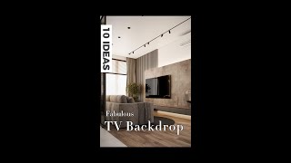 10 FABULOUS TV BACKDROP IDEAS