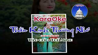 Karaoke THẦN KINH THƯƠNG NHỚ - Full HD - Nhạc: Phạm Mạnh Cương