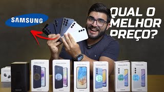 VAI ACABAR! Melhores preços para Galaxy S23,, Galaxy A15, A35 e A55 (tirando dúvidas)