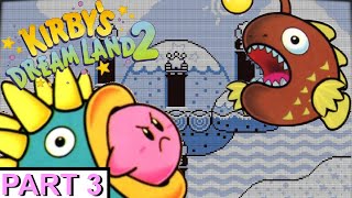 retro world | Kirby's Dreamland 2 {Gameboy} level 3 ripple field playthrough | KINE THE FISH OF PAIN