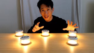 Stackable Rechargeable Ambient Light Pucks [OneLeaf]