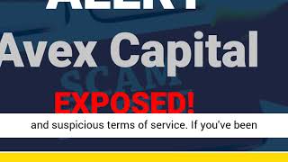 Avex Capital Review  | Avex CapitalScam Warning | Avex Capital complaints