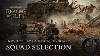 Squad Selection | Keyboard & Mouse | Warhammer Age of Sigmar: Realms of Ruin