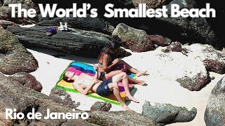 THE WORLD'S SMALLEST BEACH🩴ONLY FOR TWO PEOPLE🏄‍♂️